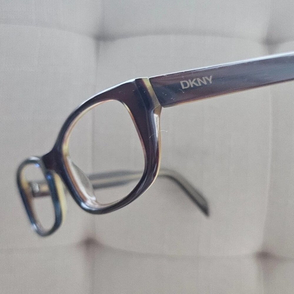 Vintage DKNY Eyeglasses Frame Brown 7804S Unisex Glasses Eye Wear Frame only